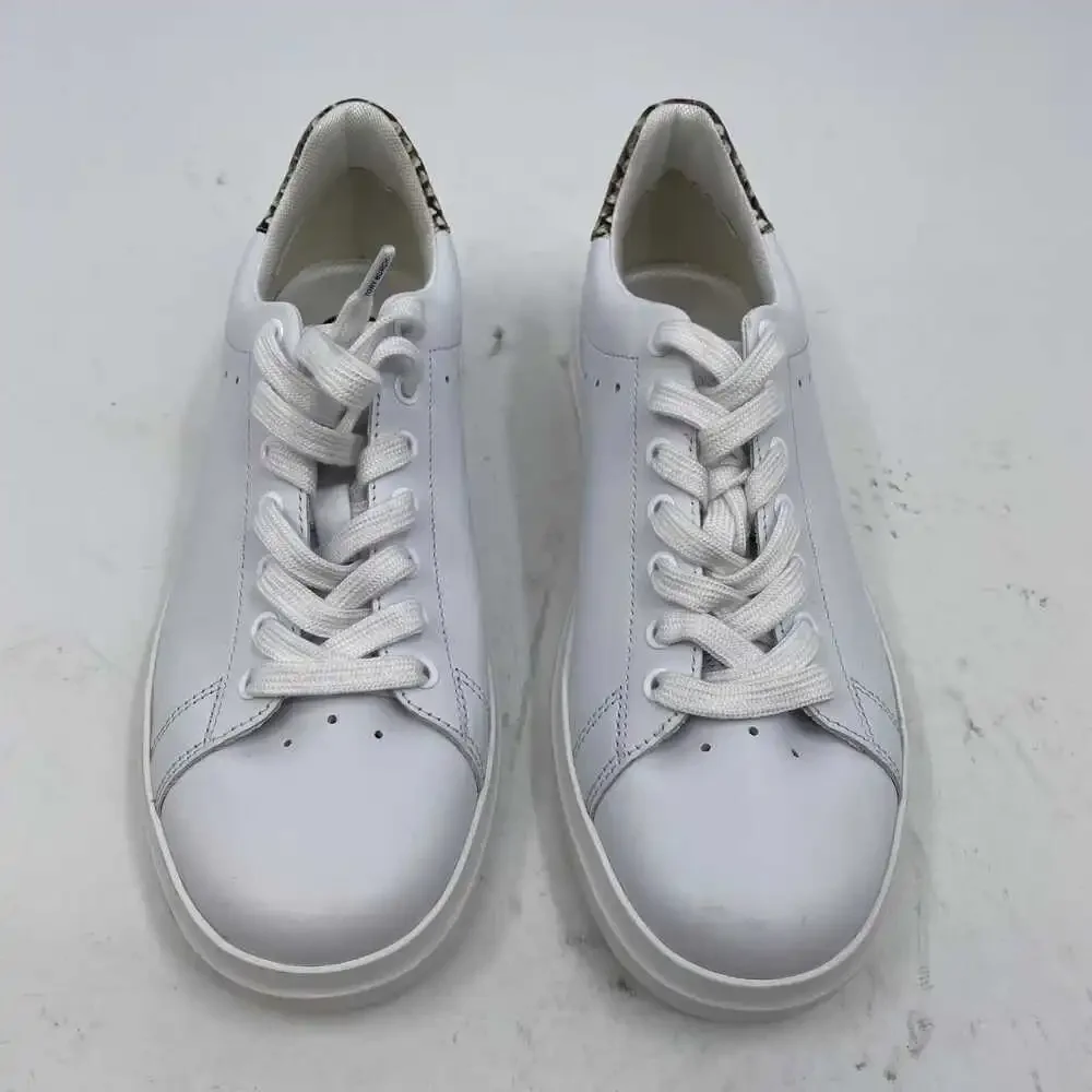 Tory Burch White Leather Textile Sneakers | Men’s US 7.5 Regular